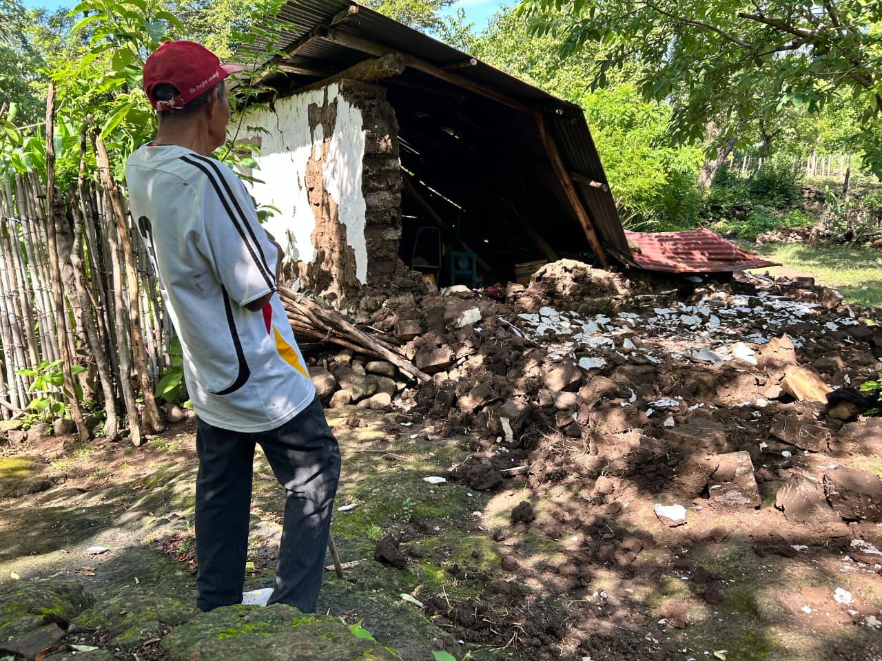 Daños causados por la secuencia sísmica reportada en Jutiapa