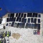 celulares, cargadores, municiones Pavoncito