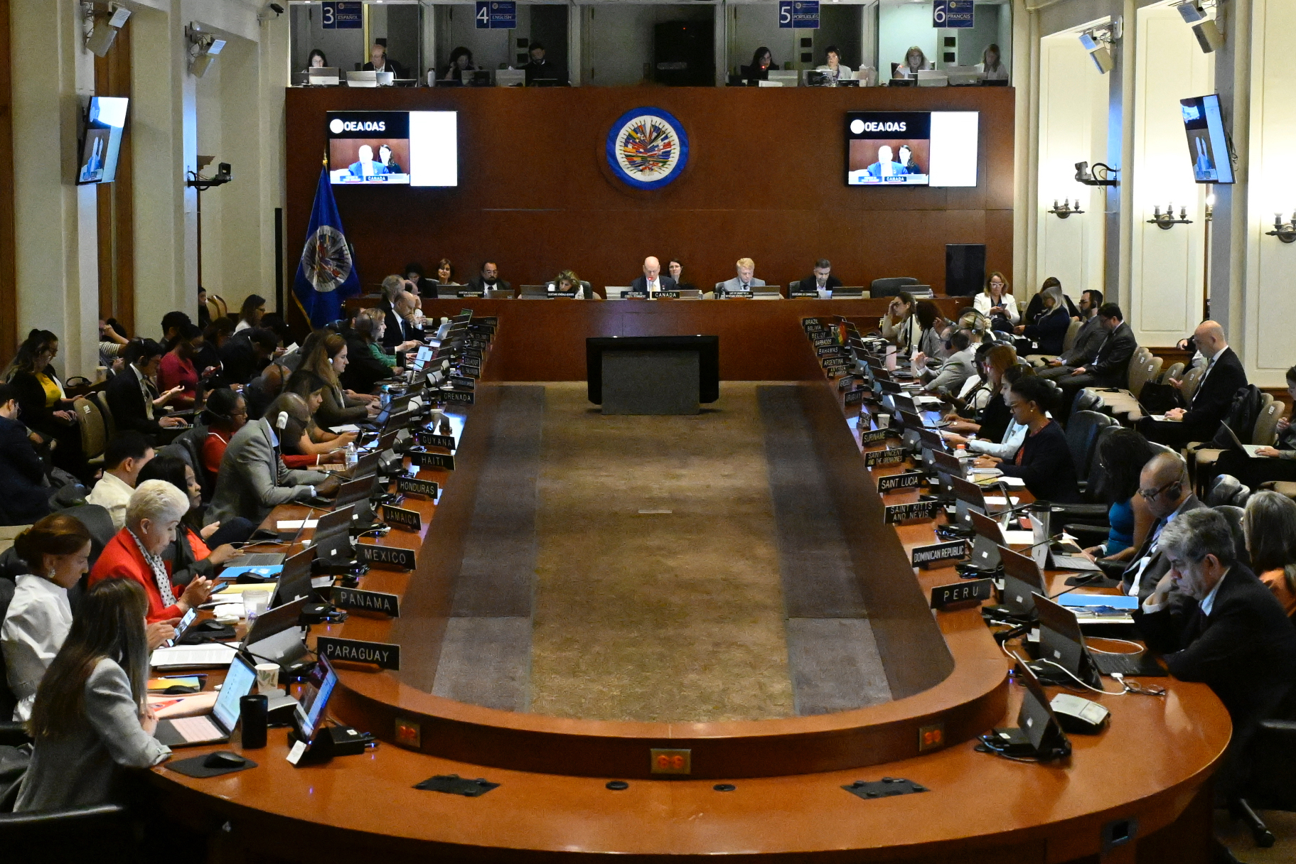 Países de la OEA reafirman apoyo al proyecto guatemalteco en favor del estado de derecho y de la democracia