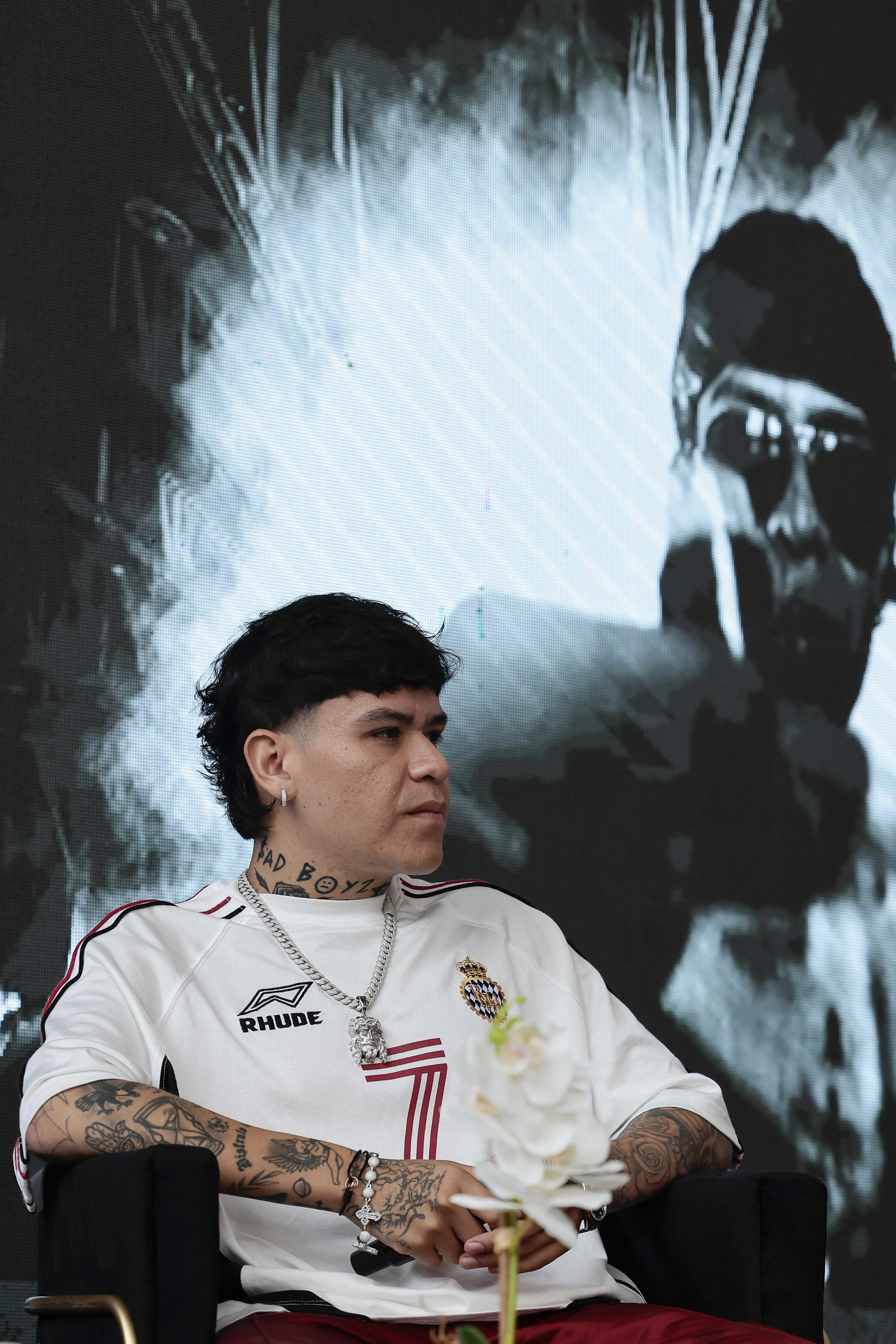 El cantante mexicano Junior H se presentará en Guatemala el 30 de mayo en su gira: México en Lágrimas Sad Boyz Tour.  (Foto Prensa Libre: EFE)