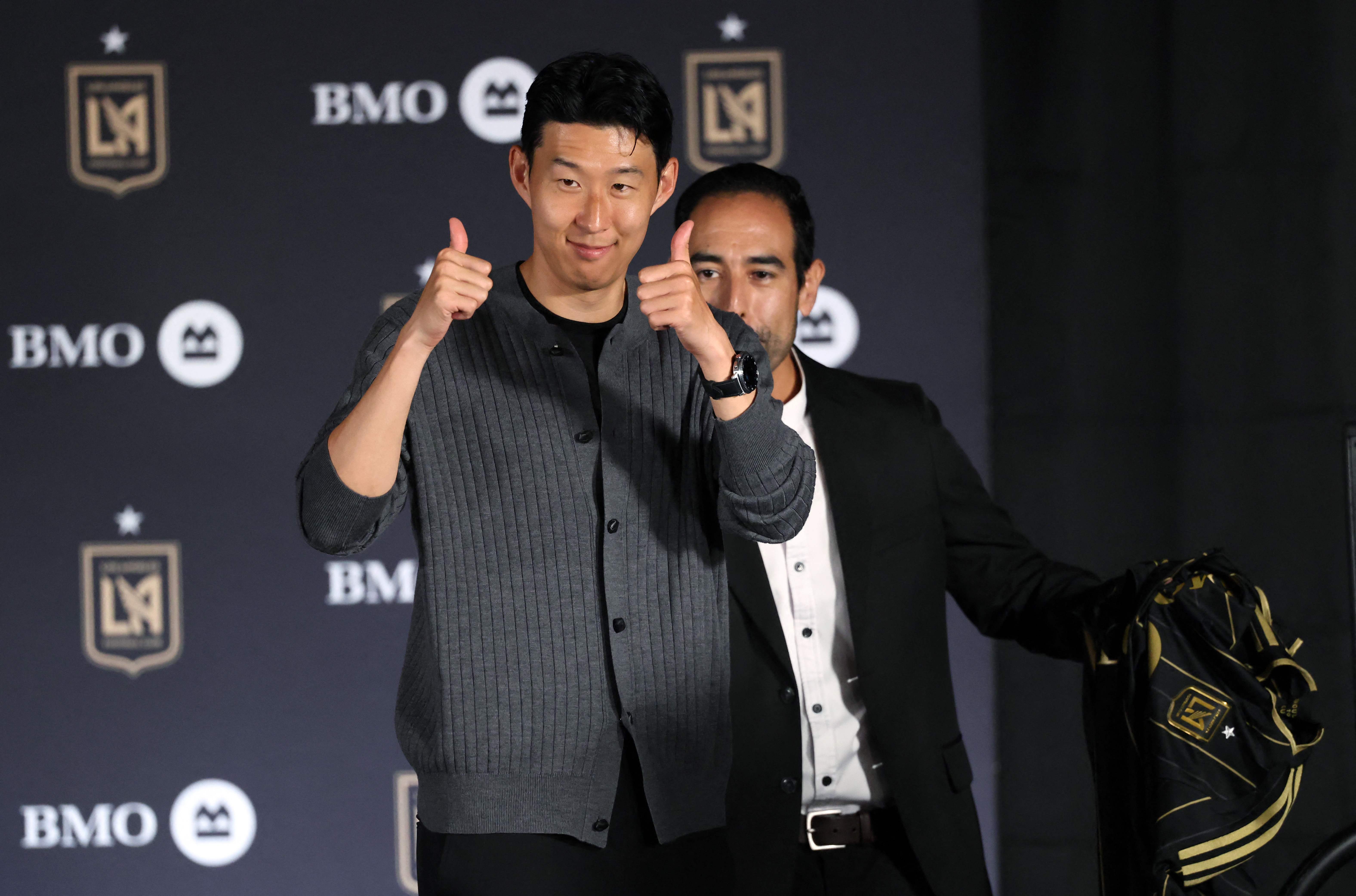 Son Hueng-Min es una de las nuevas estrellas de la MLS, que espera competir con Lionel Messi. (Foto Prensa Libre: AFP).