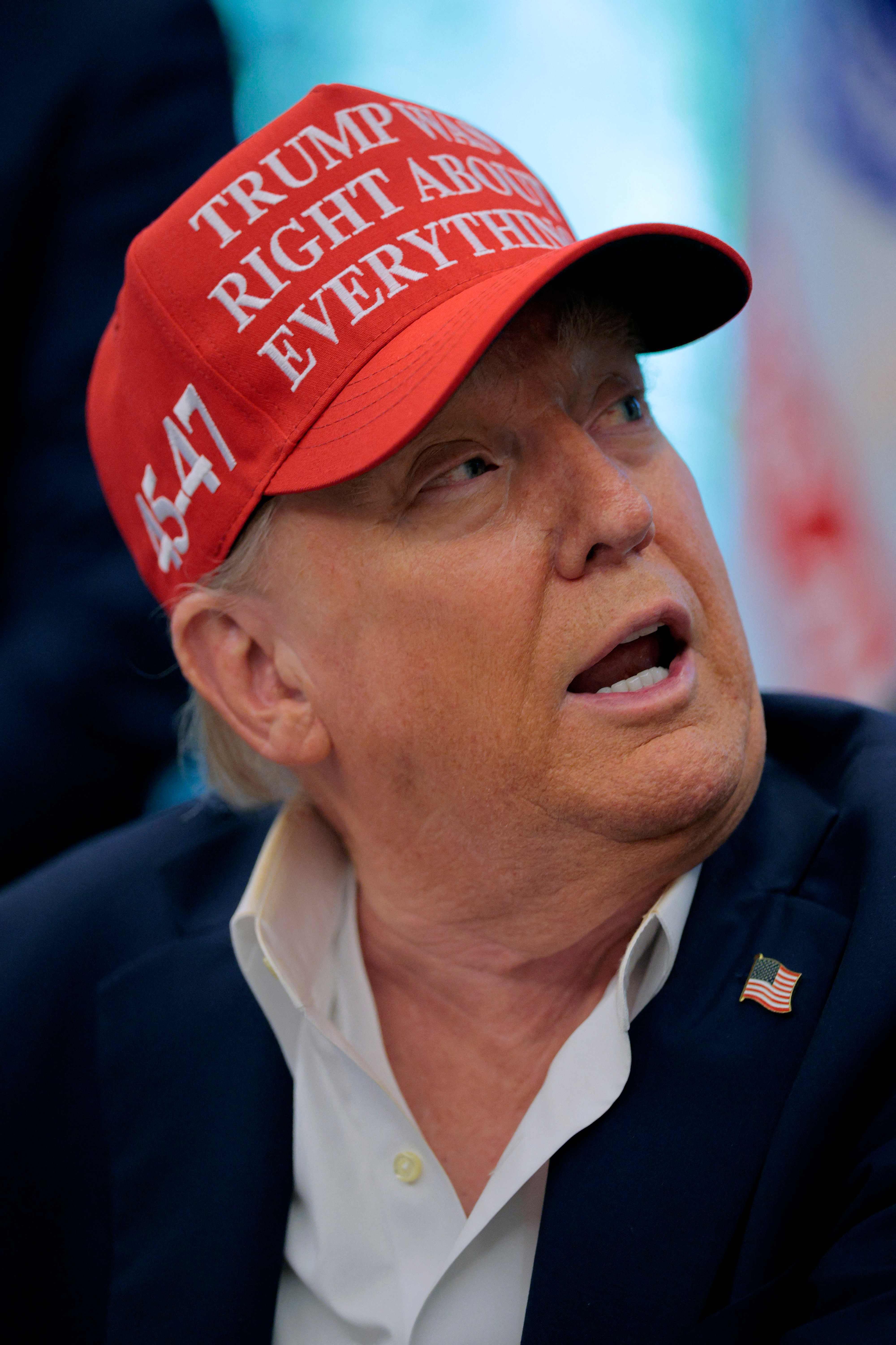 Donald Trump, Presidente de los Estados Unidos (Foto Prensa Libre: AFP)