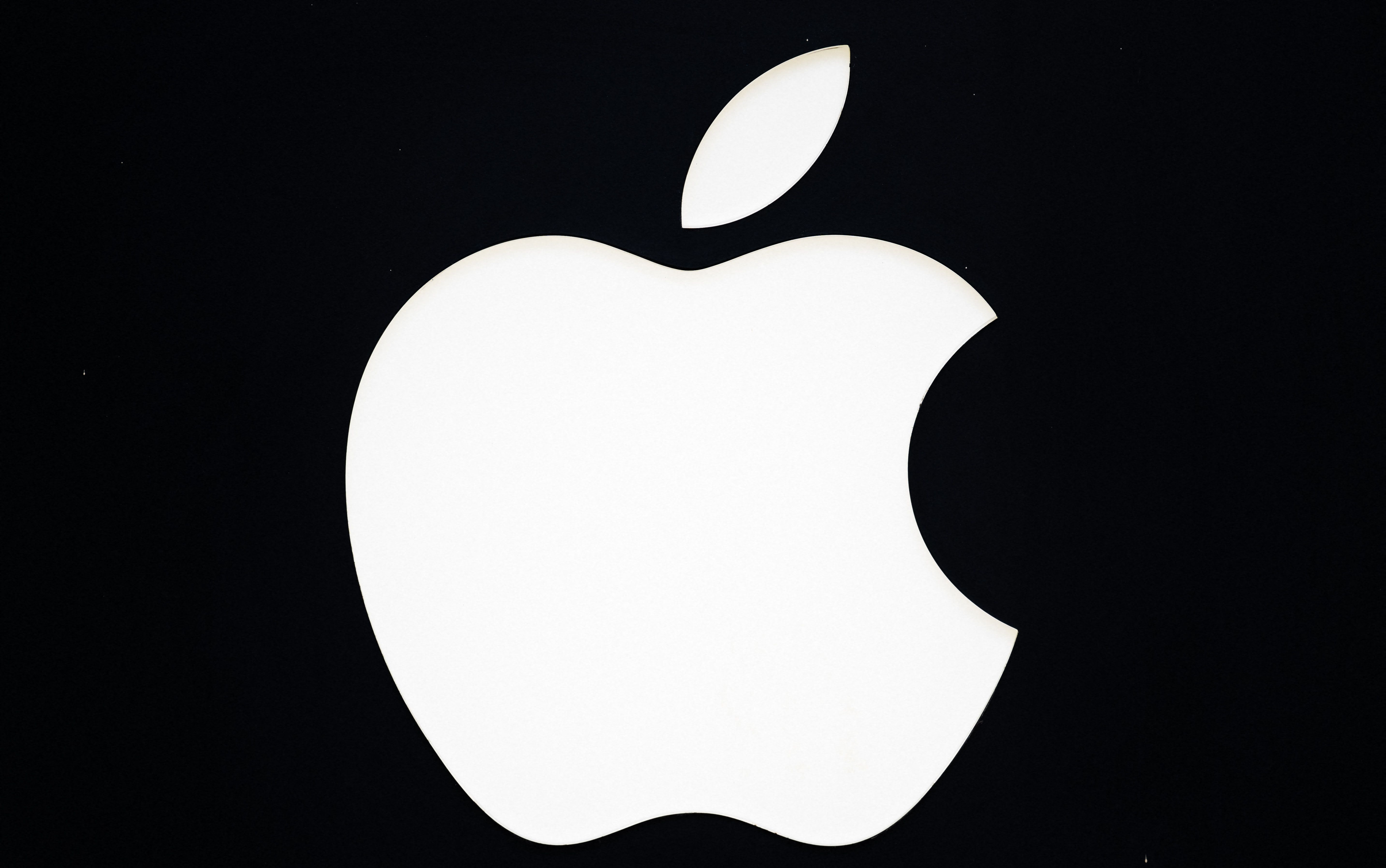 Logotipo de Apple en París
