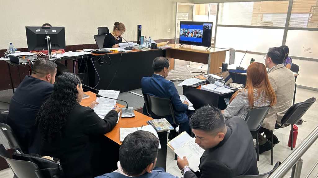 Audiencia de primera declaración motin correcional