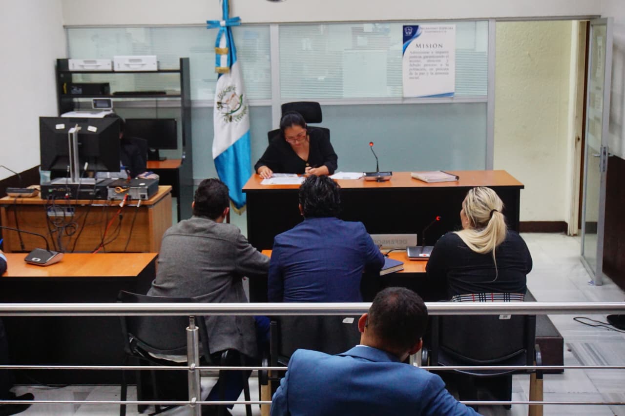 Audiencia por motivos de detención de Marta María Castañeda Torres. (Foto Prensa Libre: Daniel Samayoa)