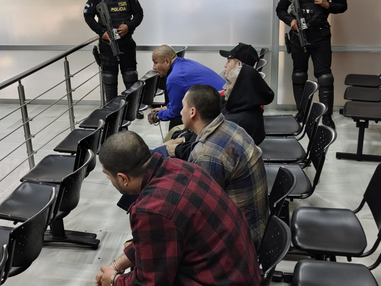 Reos motin Preventivo zona 18 audiencia de motivos de detención