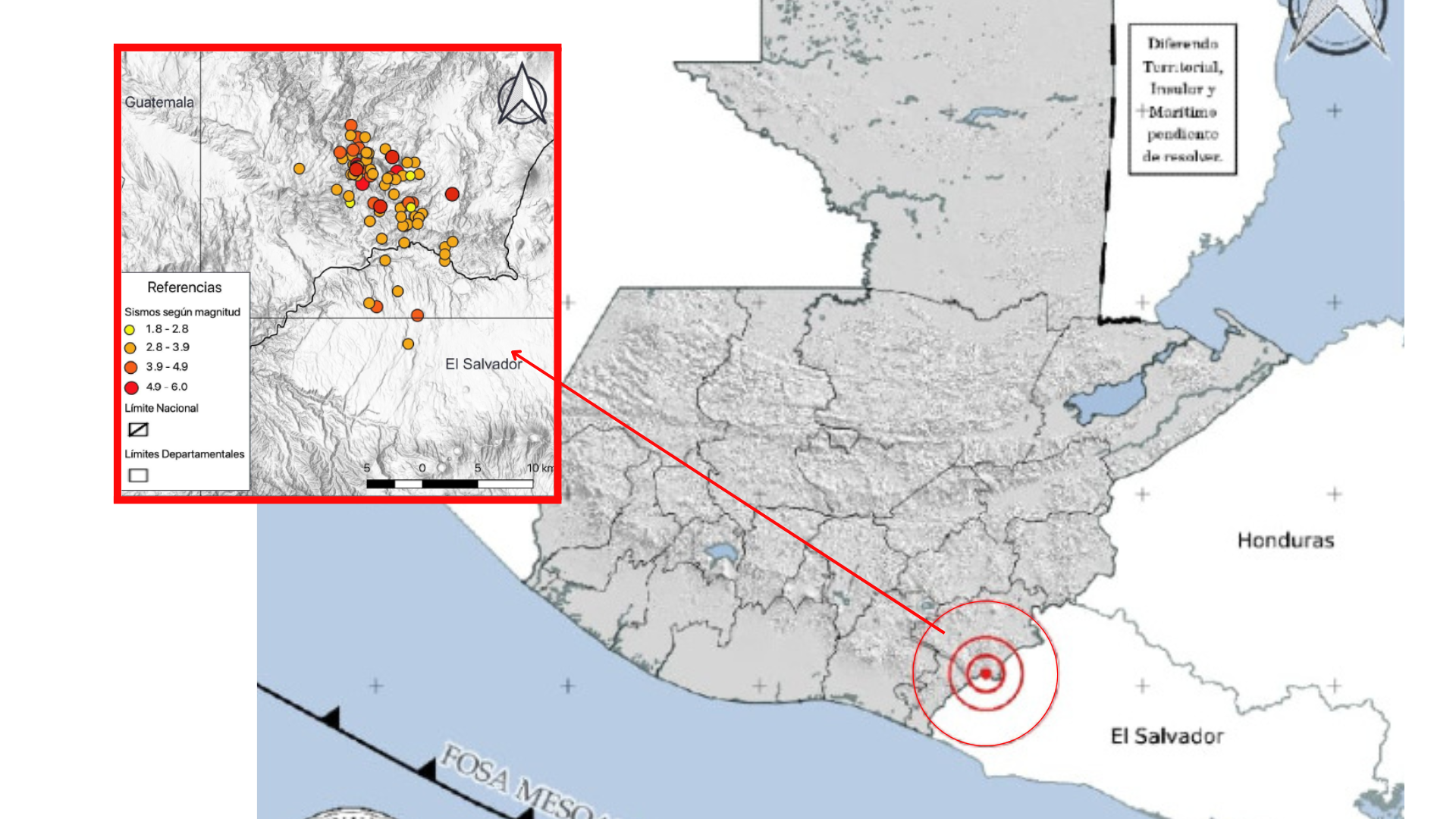 Sismo en Zapotitlán, Jutiapa, Guatemala julio 2025
