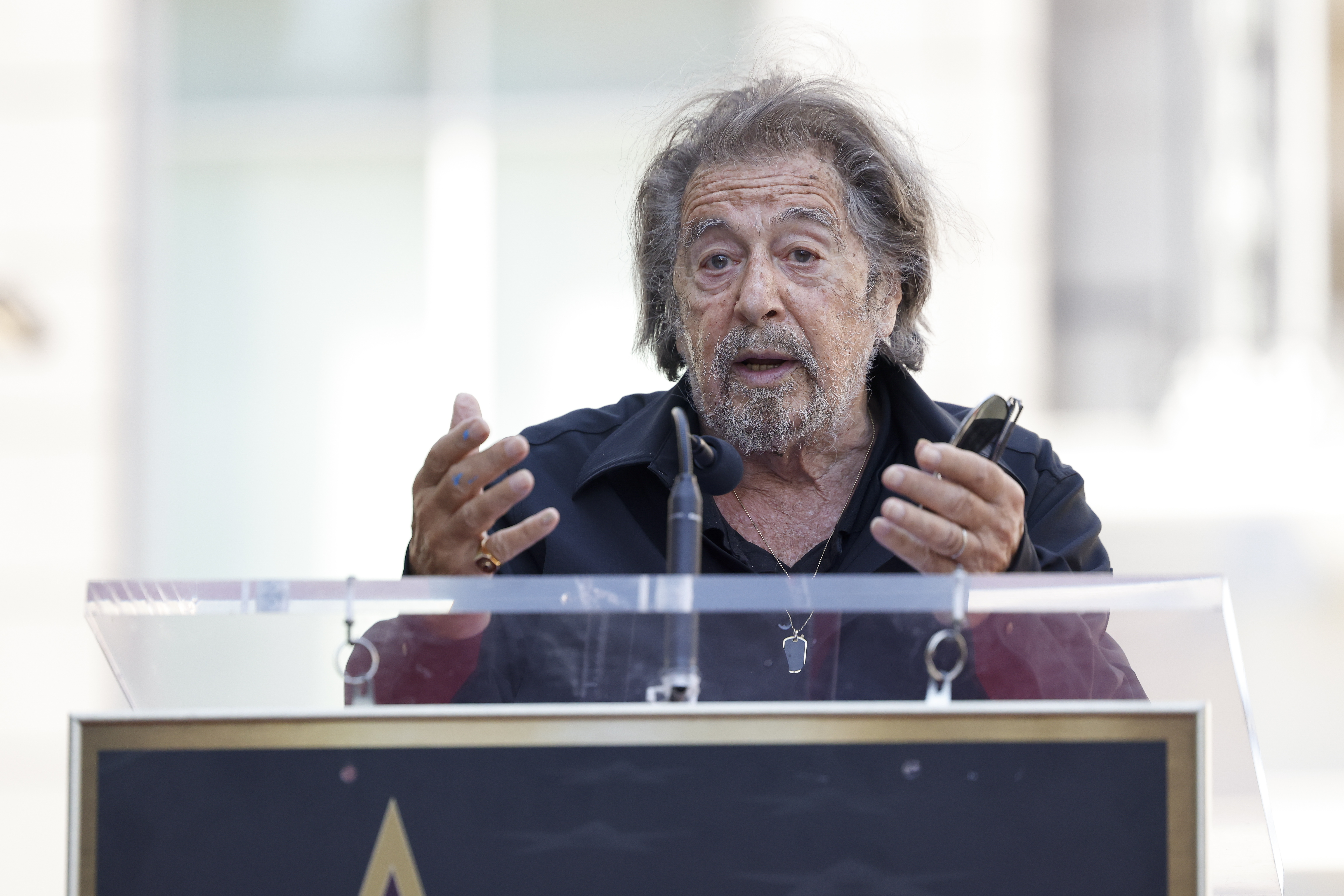 El actor estadounidense Al Pacino lamentó la muerte de Robert Duvall. (Foto Prensa Libre: AFP)