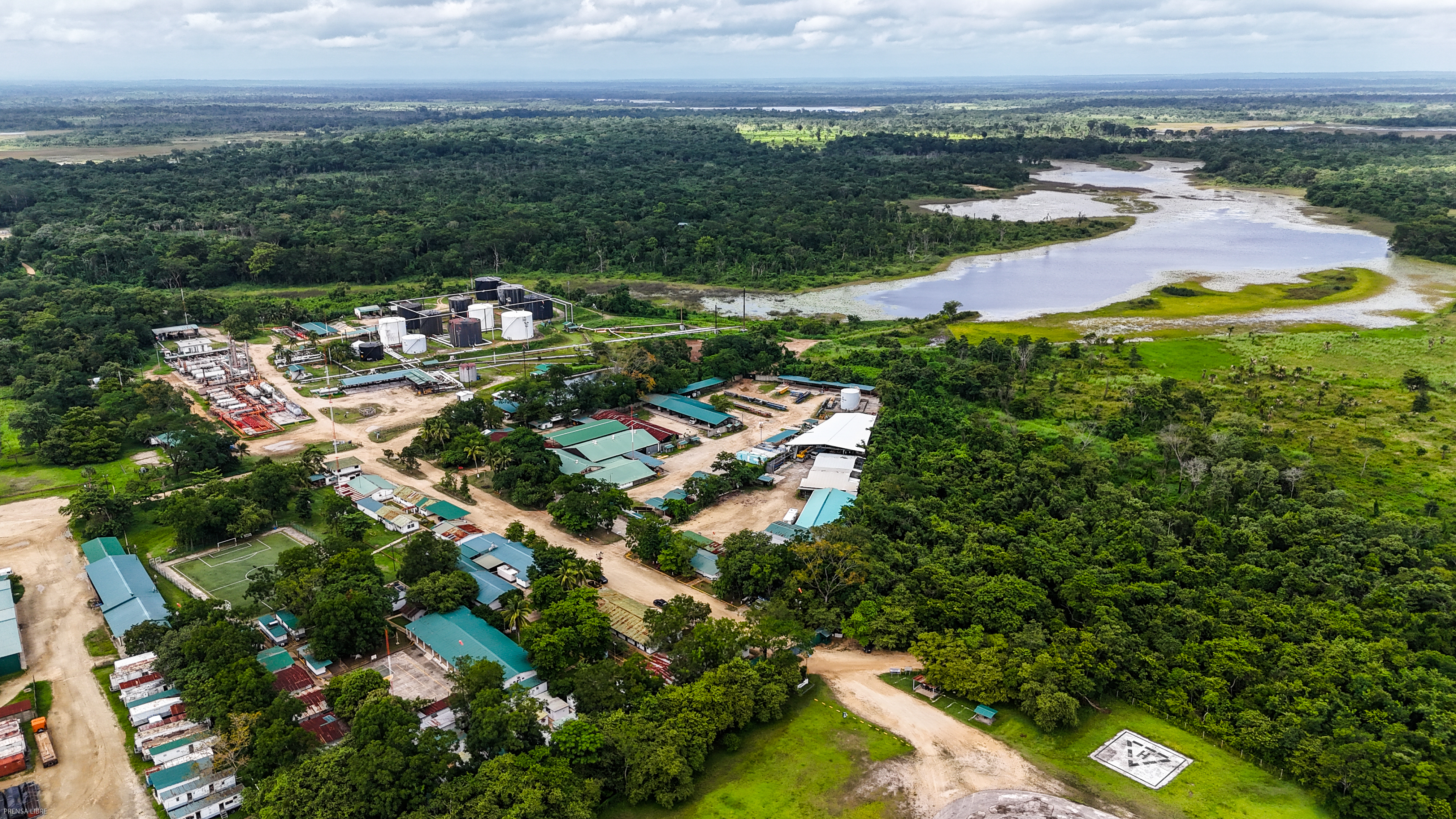 Campo Xan petróleo Petén Guatemala