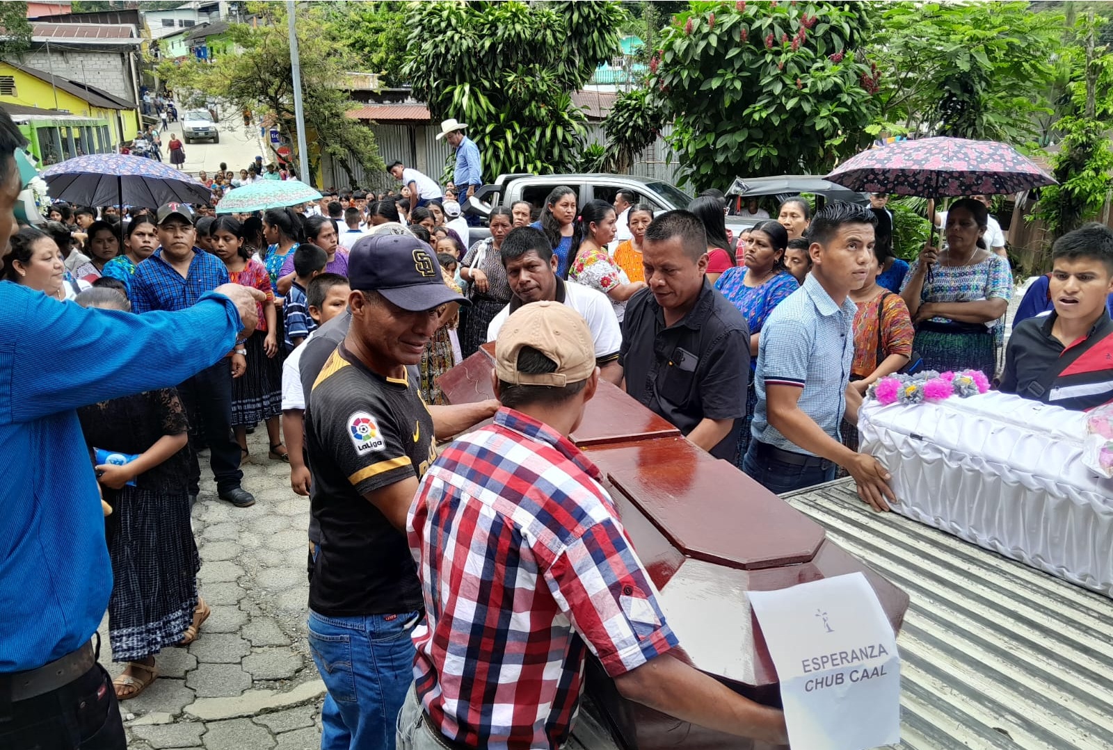 Deslave en Senahú, Alta Verapaz, Guatemala'