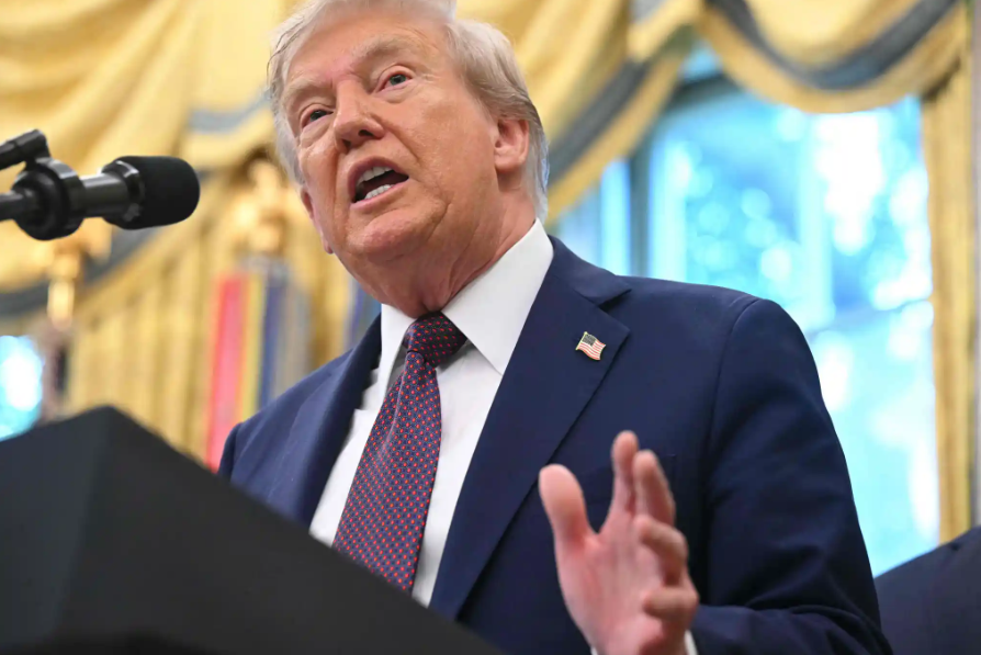 Imagen de referencia. Presidente Donald Trump condenó los rumores sobre su fallecimiento este martes. (Foto Prensa Libre: AFP).
