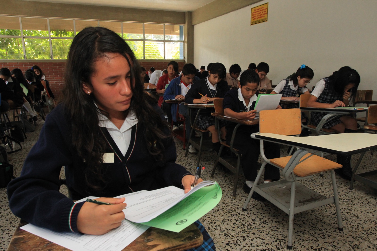 El préstamo del BID apoya la ampliación de la cobertura del nivel medio en la educación pública con la creación de nuevos establecimientos en los 22 departamentos del país.(Foto Prensa Libre: Hemeroteca PL)