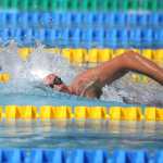 AME609. MAZATENAGO (GUATEMALA), 22/10/2025.- Diego Dulieu de Honduras compite en los 800 metros libre este miércoles, durante los XII Juegos Centroamericanos, en Mazatenango. EFE/ Fernando Ruiz