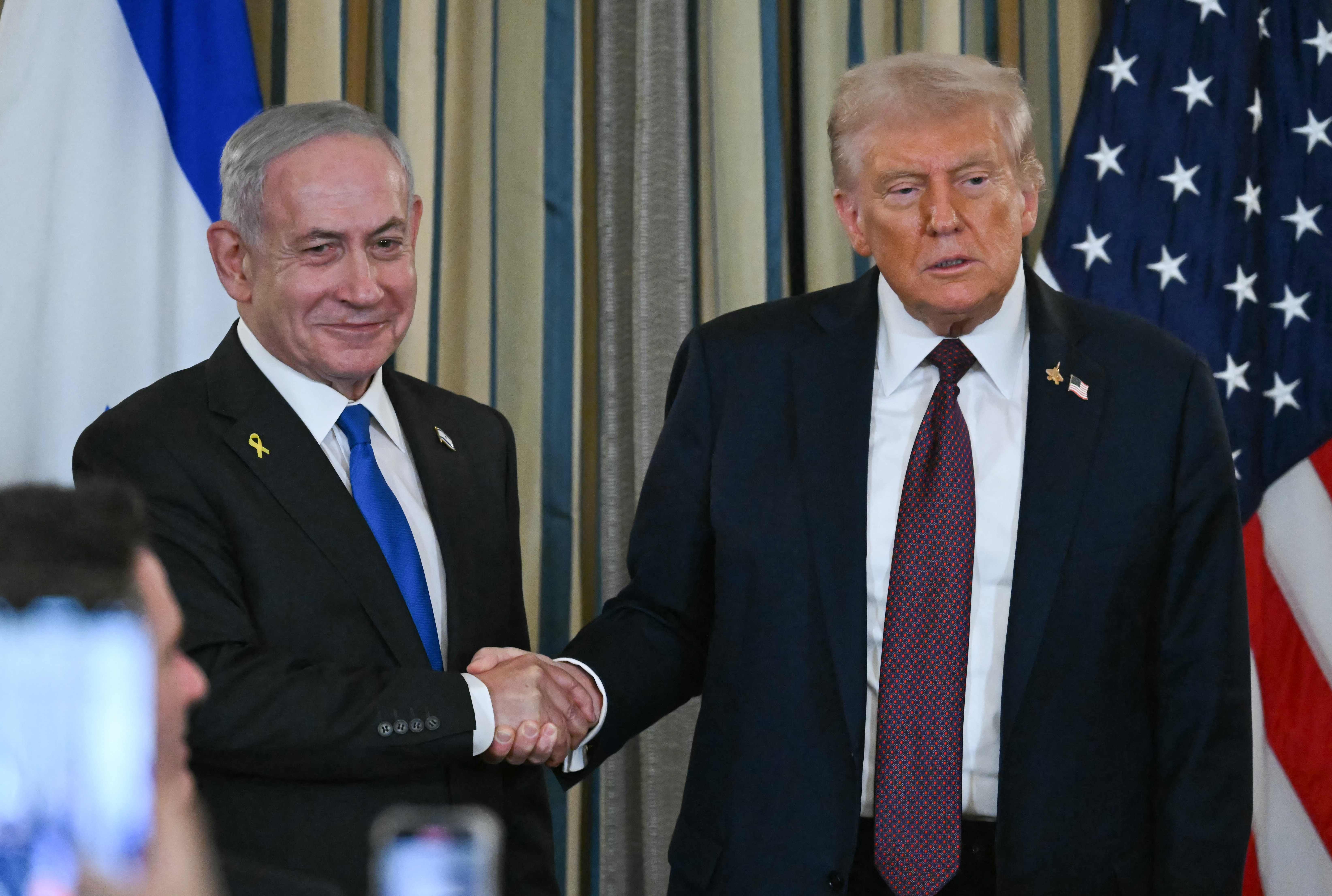 Donald Trump y Benjamin Netanyahu