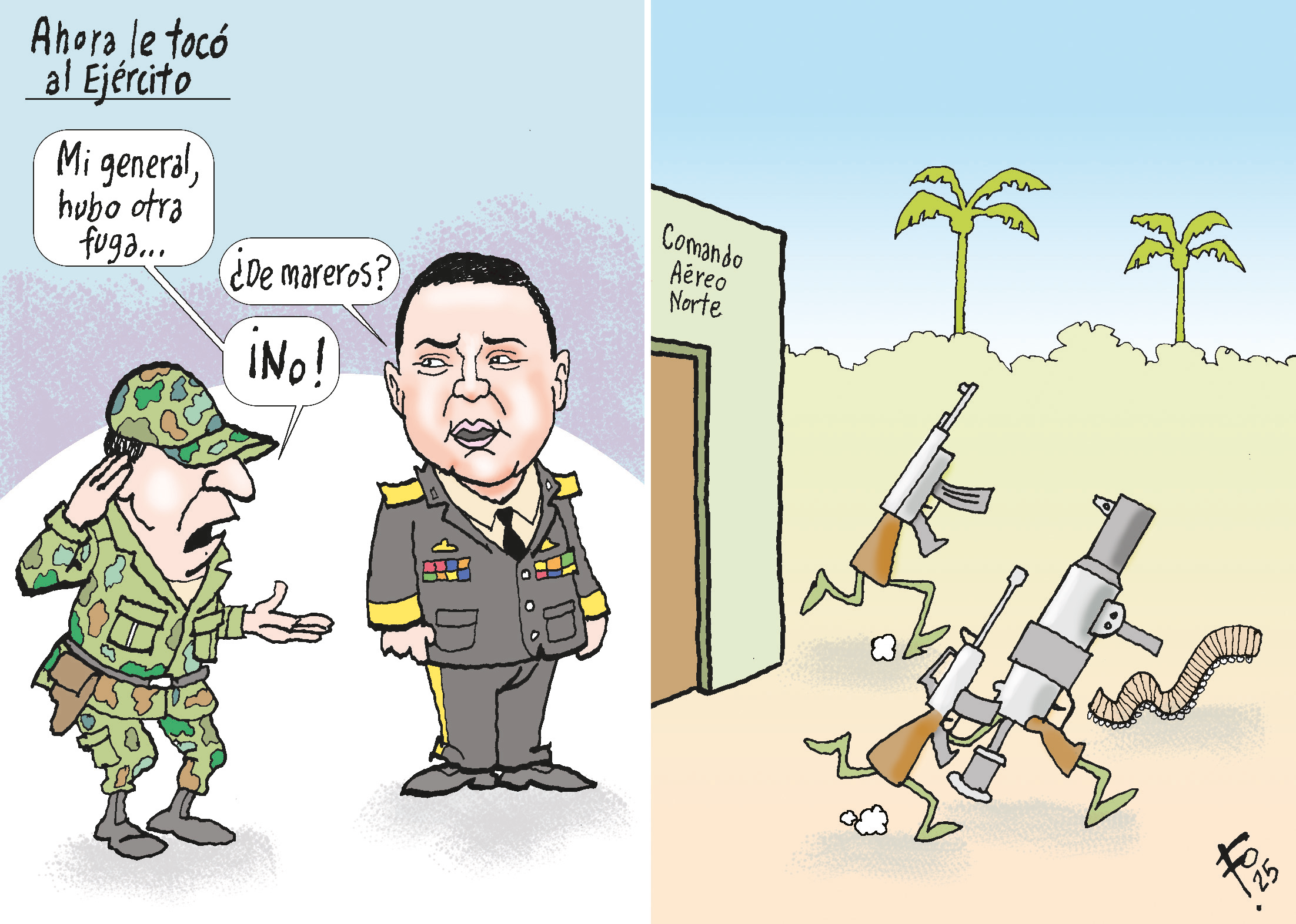 Ahora le tocó al Ejército