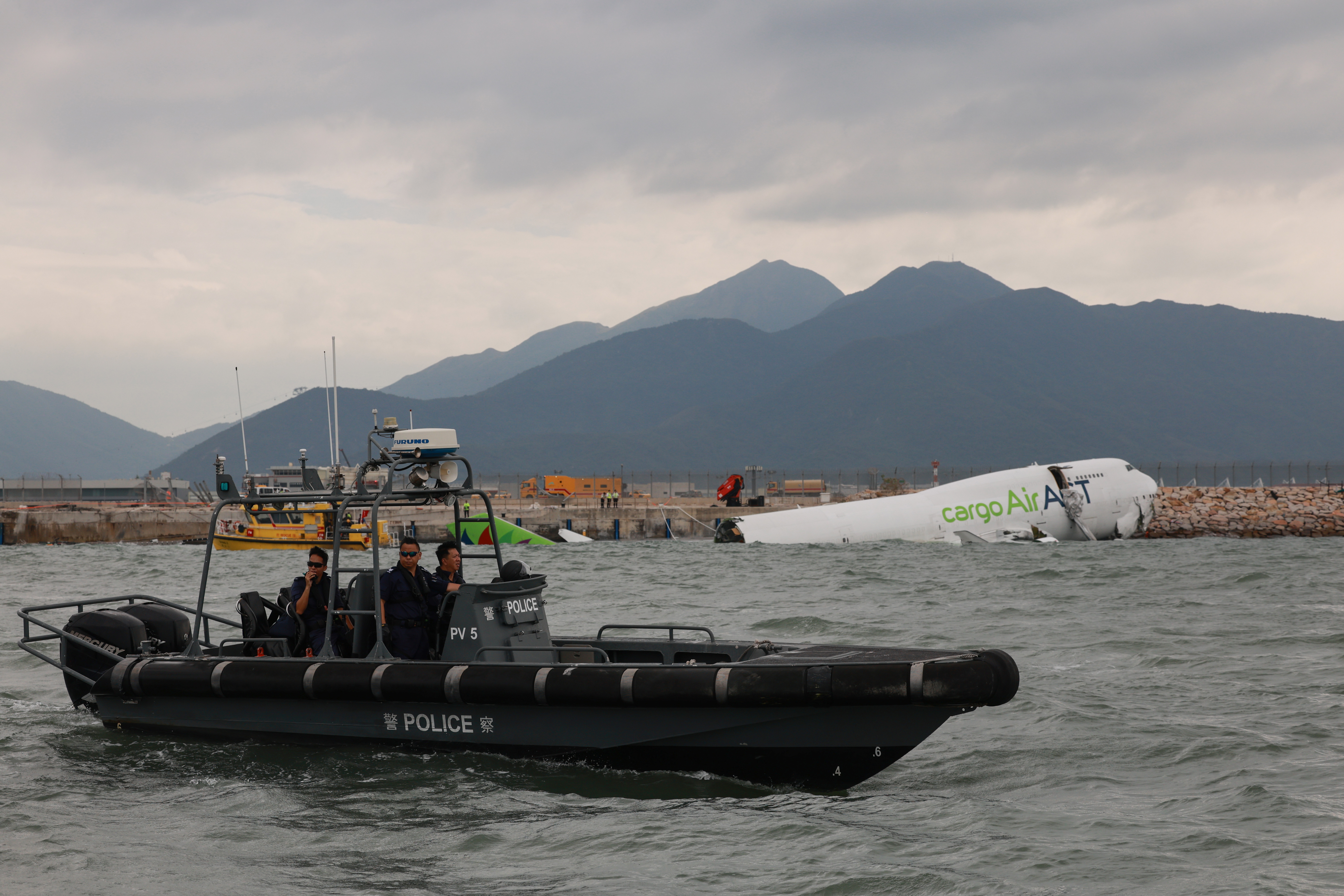 Accidente aéreo en Hong Kong
