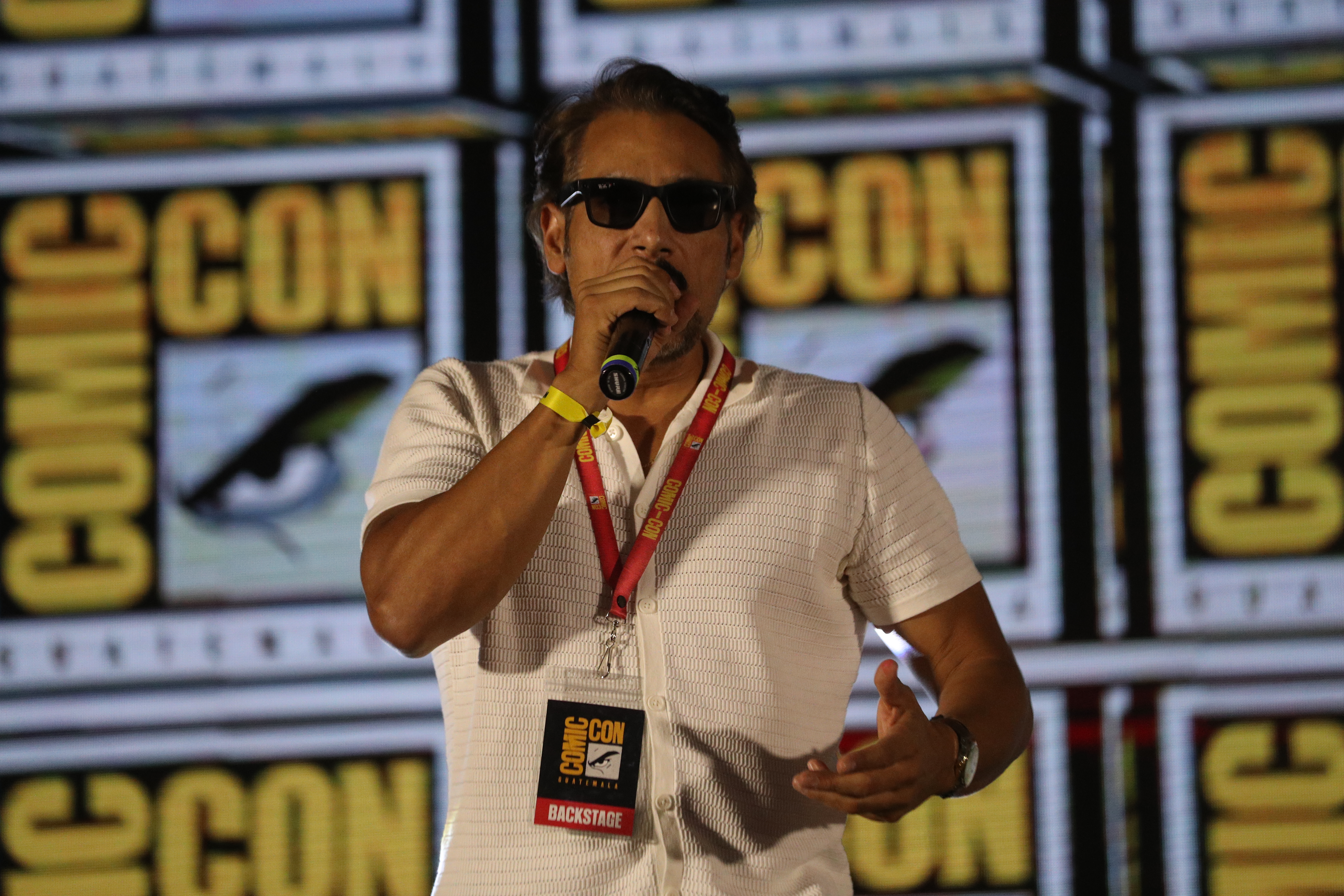 Juan Carlos Tinoco, reconocido actor de doblaje, compartió con los fanáticos durante la Comic Con Guatemala. (Foto Prensa Libre: Byron Rivera Baiza).