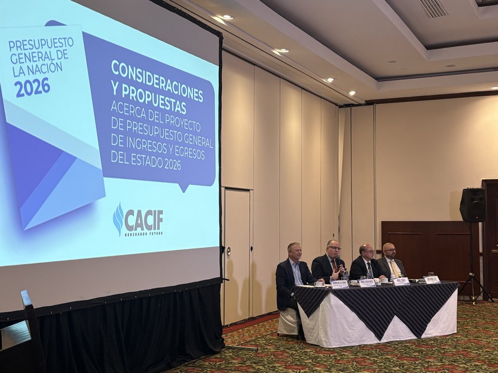 Un análisis sobre de la estructura y posibles impactos macroeconómicos del presupuesto de ingresos y egresos del 2026 presenta el Cacif. (Foto Prensa Libre: Urías Gamarro)