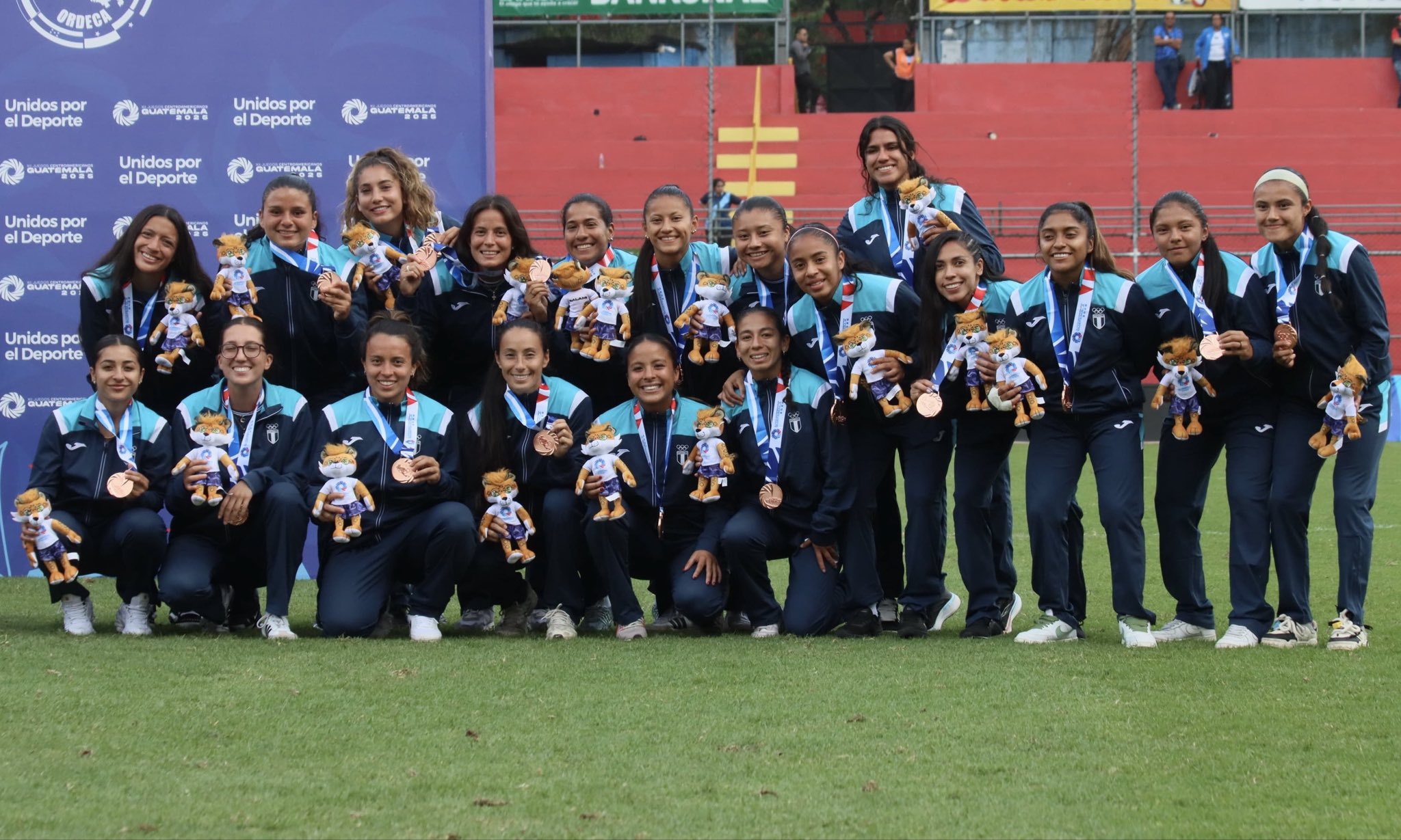 Selección Femenil de Guatemala consigue el bronce en los Juegos Centroamericanos luego de golear a Nicaragua