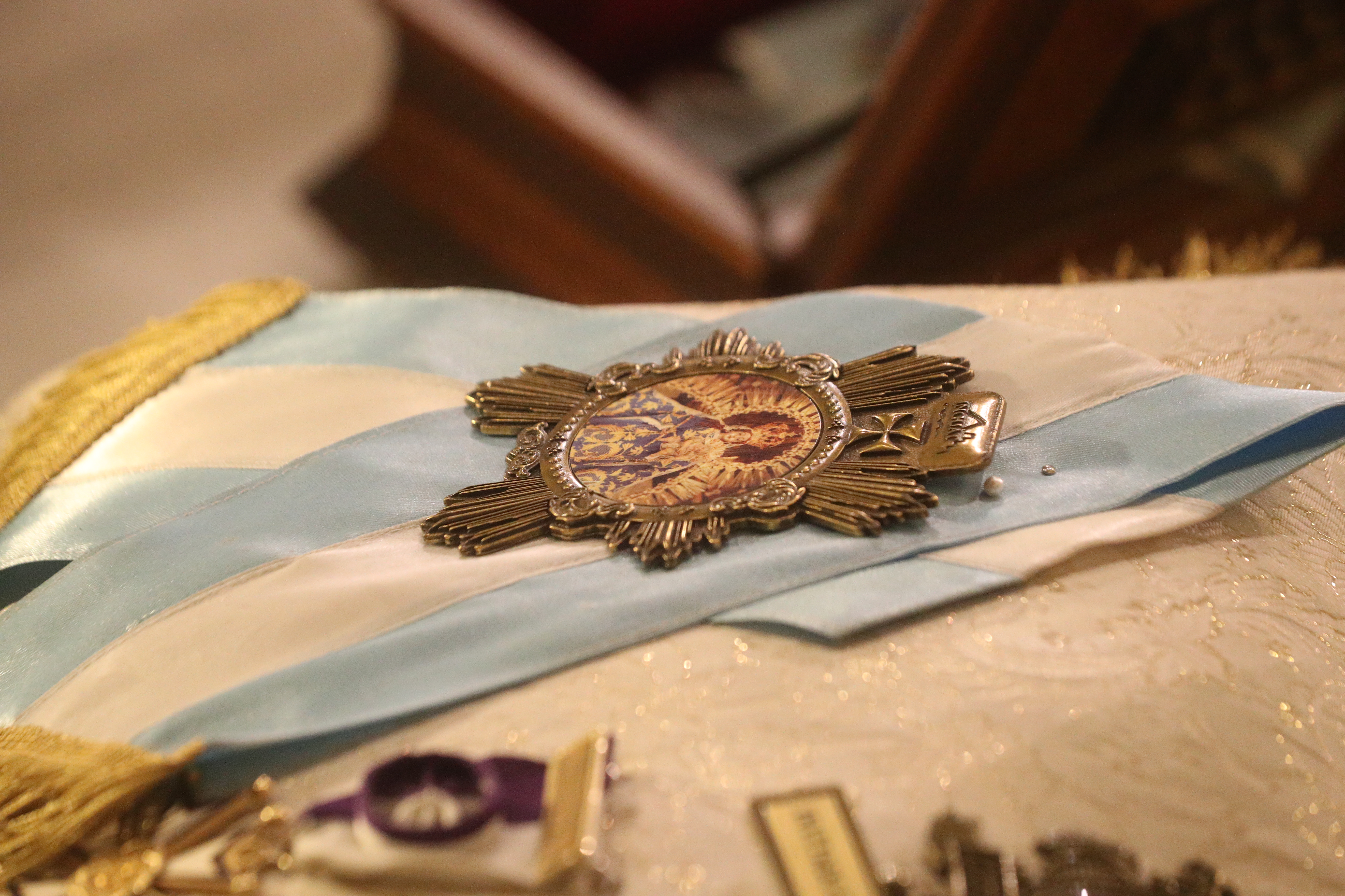 VIRGEN DEL ROSARIO EN IGLESIA SANTO DOMINGO'