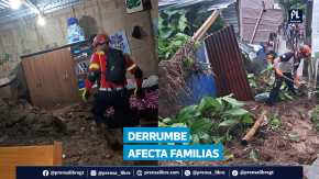 Un derrumbe en la zona 10 de Mixco dejó siete personas heridas y más de 20 afectadas. Bomberos atendieron a vecinos con crisis nerviosa y las autoridades recomendaron evacuaciones por riesgo de nuevos deslaves.