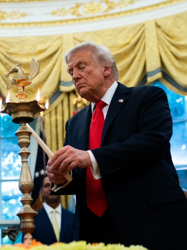 Diwali celebration in the Oval Office of the White House