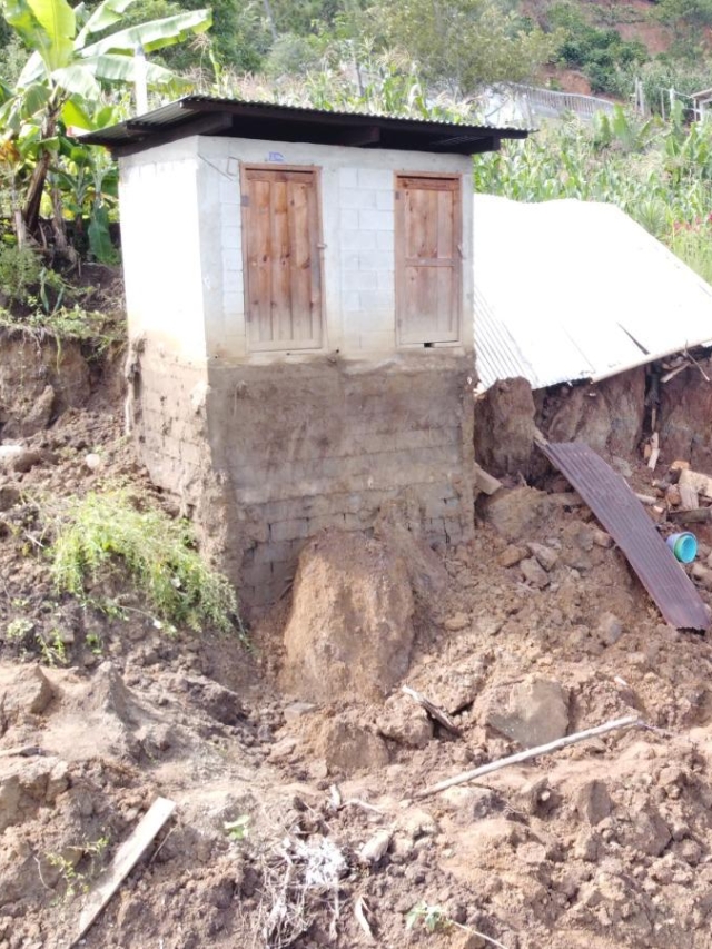 Daños por lluvias en Guatemala