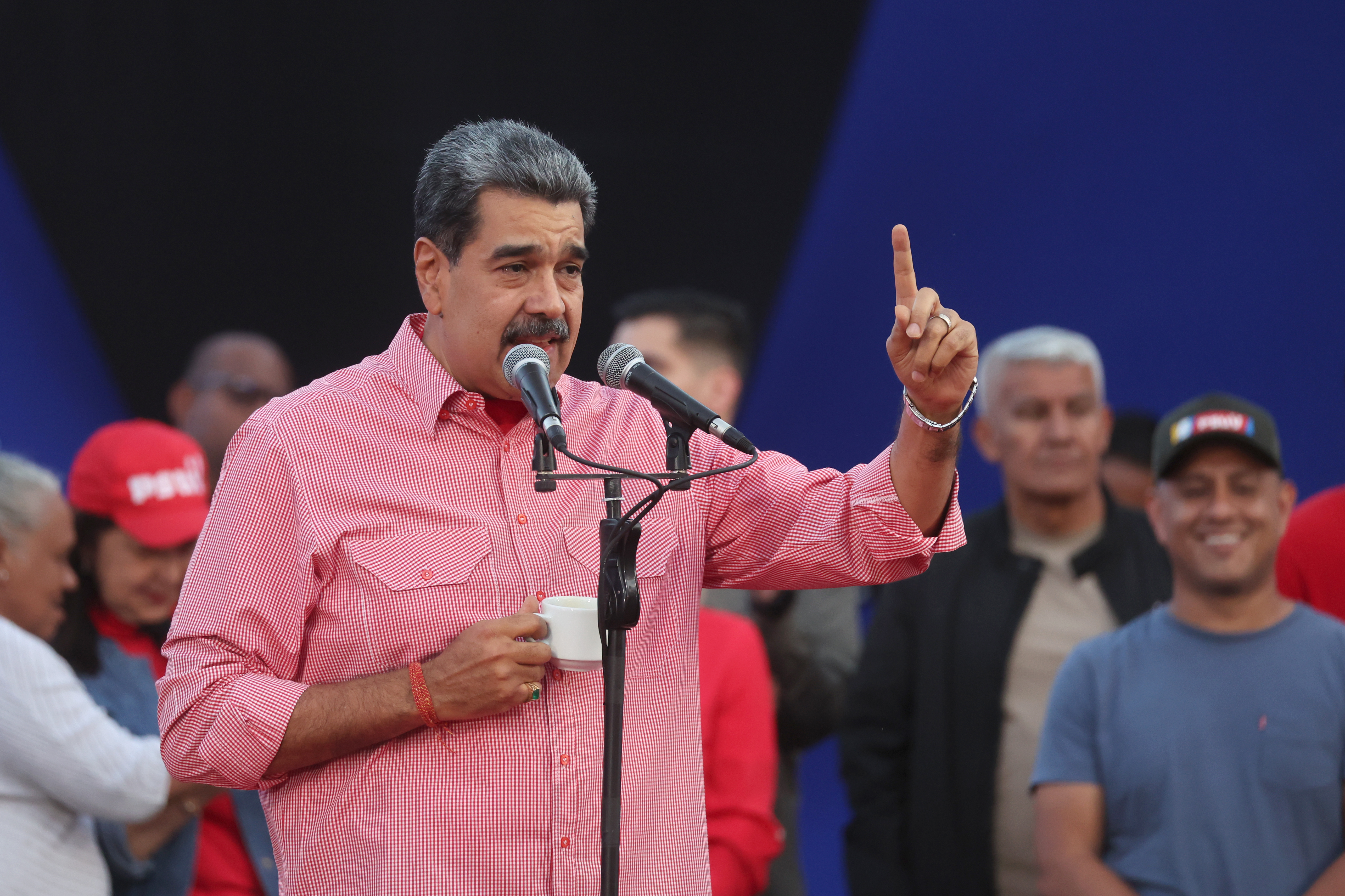 Nicolás Maduro en Caracas