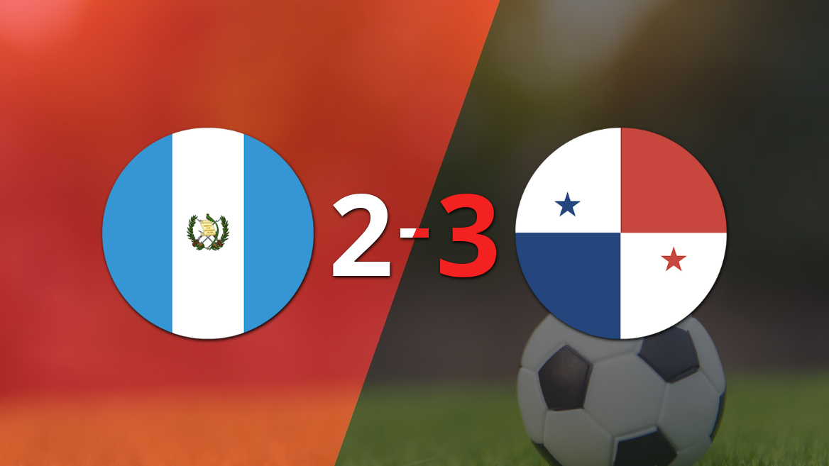 Con doblete de Cecilio Waterman, Panamá derrotó 3-2 a Guatemala