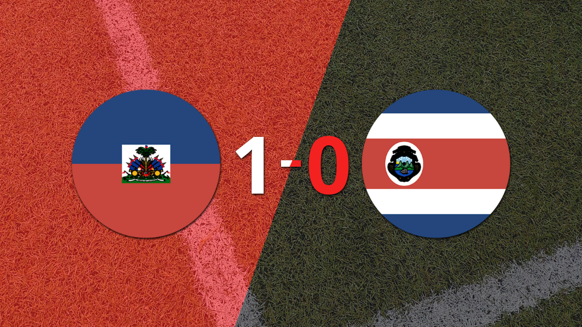 Haití le ganó 1-0 a Costa Rica