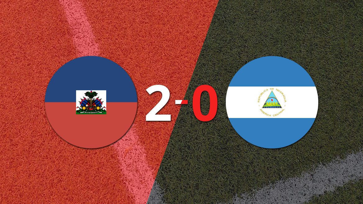 Nicaragua cayó derrotada ante Haití por 2-0