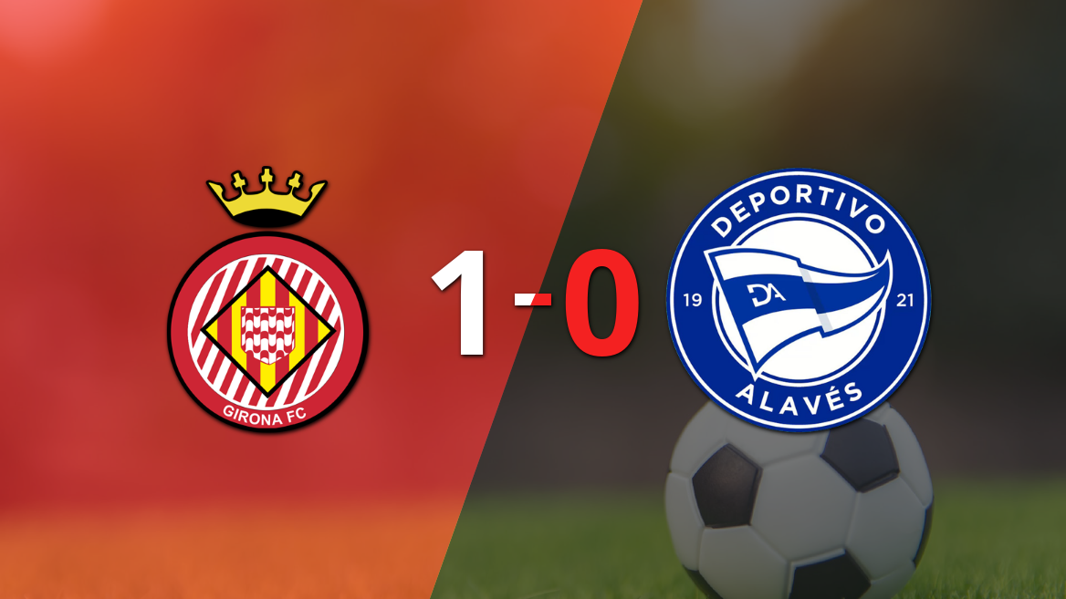 Girona derrotó 1-0 a Alavés con un gol de Viktor Tsygankov