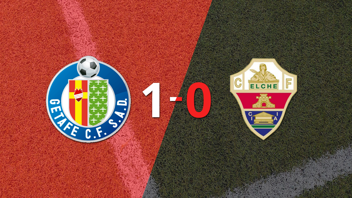 Getafe derrotó 1-0 a Elche