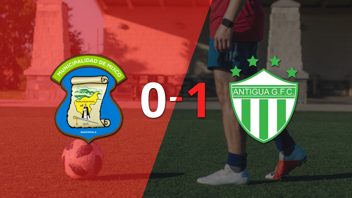 Solitario gol le da triunfo 1-0 a Antigua GFC sobre Mixco