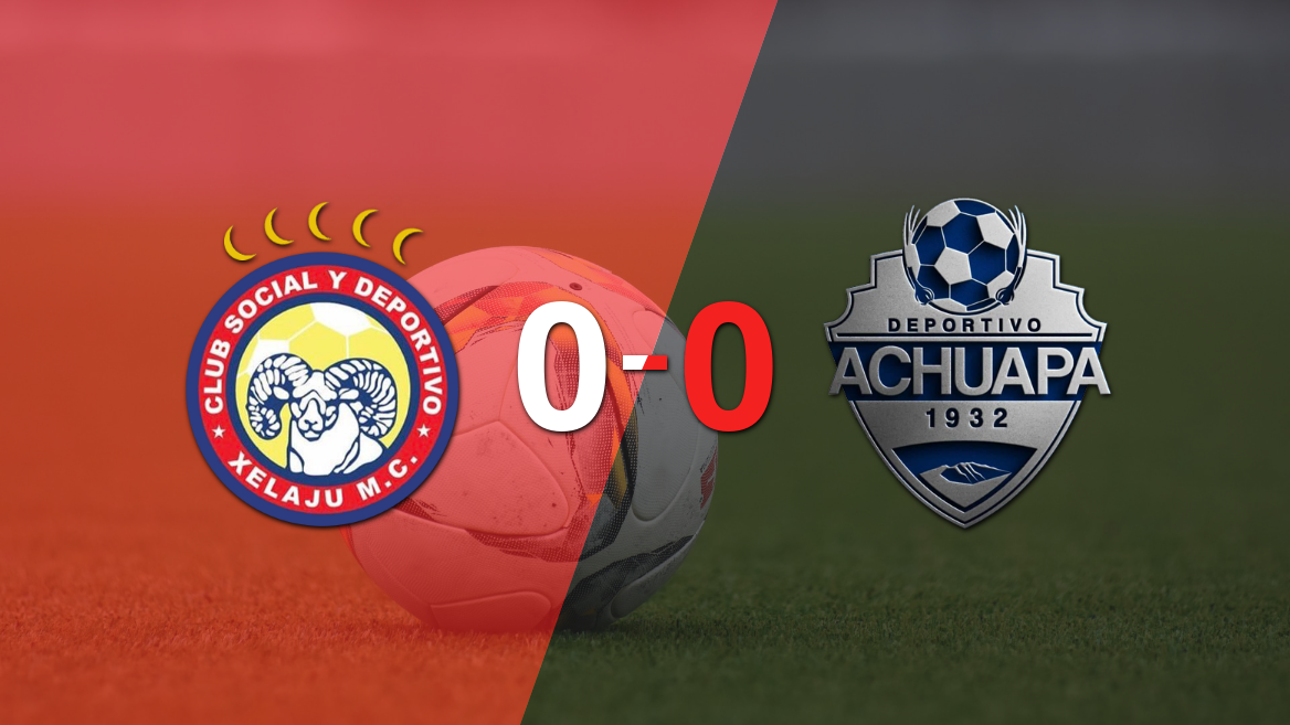 Xelajú y Achuapa igualaron sin goles en el marcador