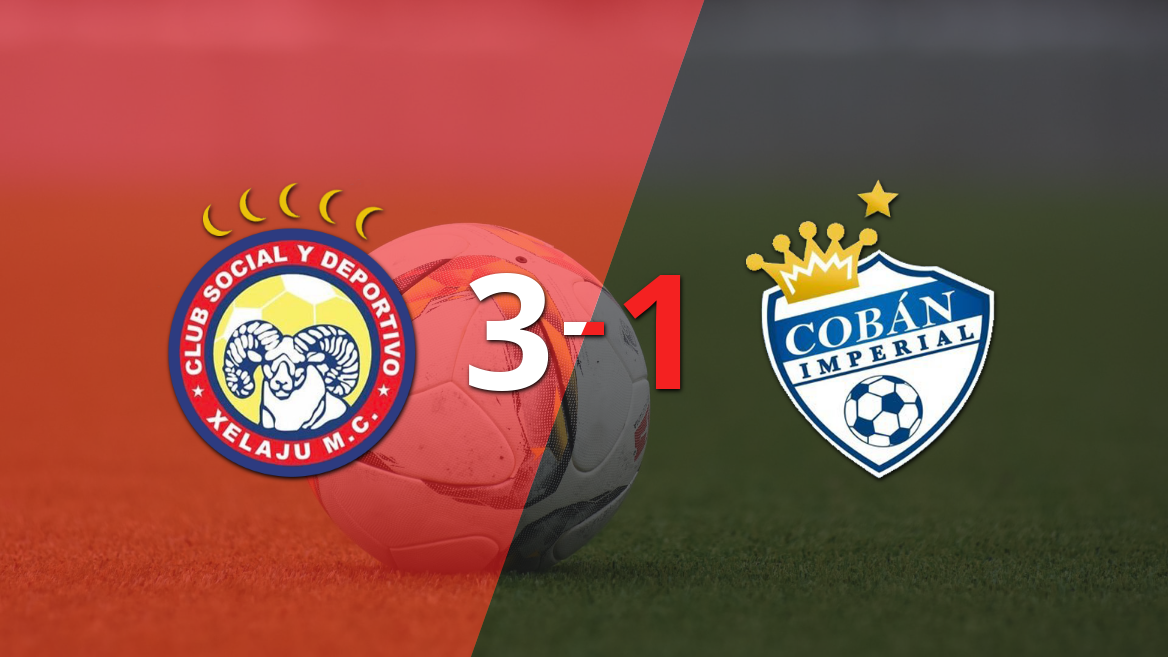 Xelajú fue más y venció por 3 a 1 a Cobán Imperial