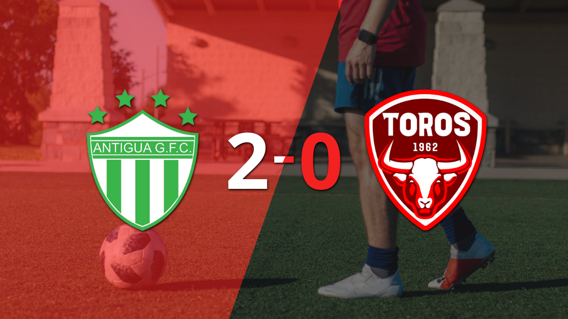 Sólido triunfo de Antigua GFC por 2-0 frente a Malacateco