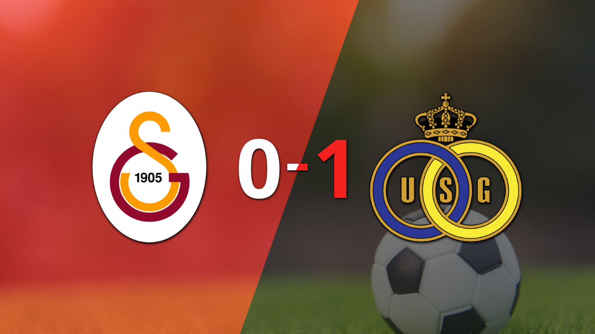 Galatasaray cayó frente a U. Saint-Gilloise 1-0 con un gol de Promise David