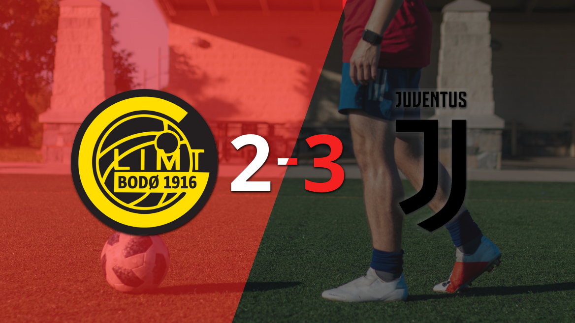 Muchas emociones en el triunfo agónico de Juventus sobre FK Bodo/Glimt