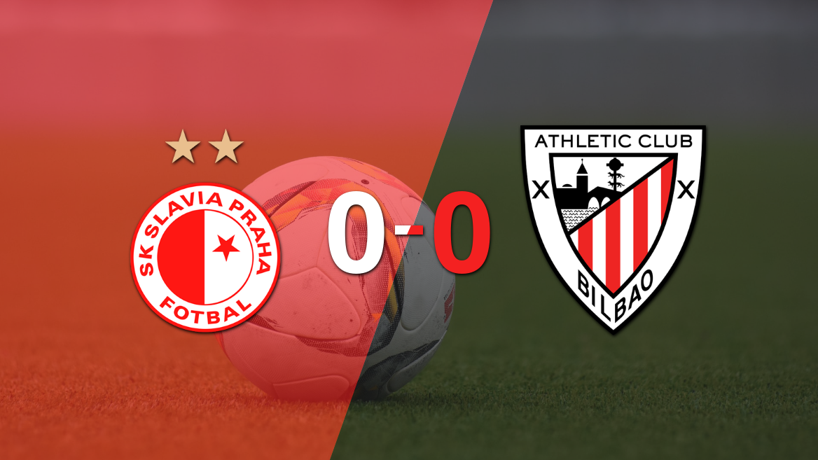 Cero a cero terminó el partido entre Slavia Praga y Athletic Bilbao