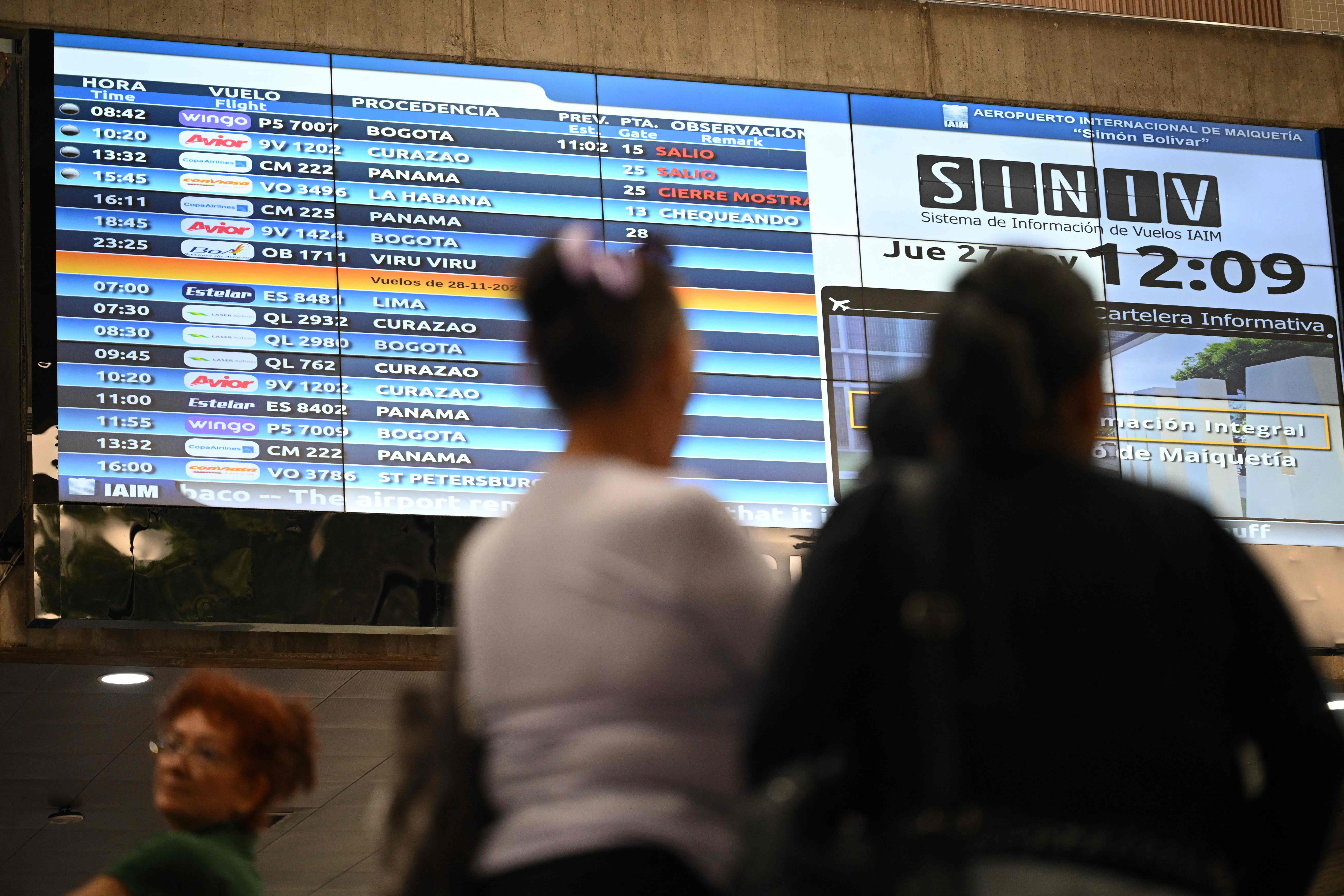 Vuelos sobre Venezuela