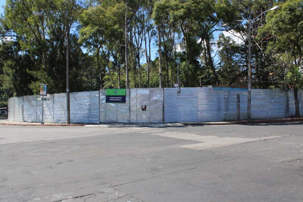 Primeros trabajos del AeroMetro en Pamplona, zona 8