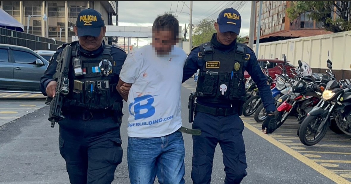 PNC captura por sexta vez a “el Zancudo”, señalado de robo y portación de arma sin licencia