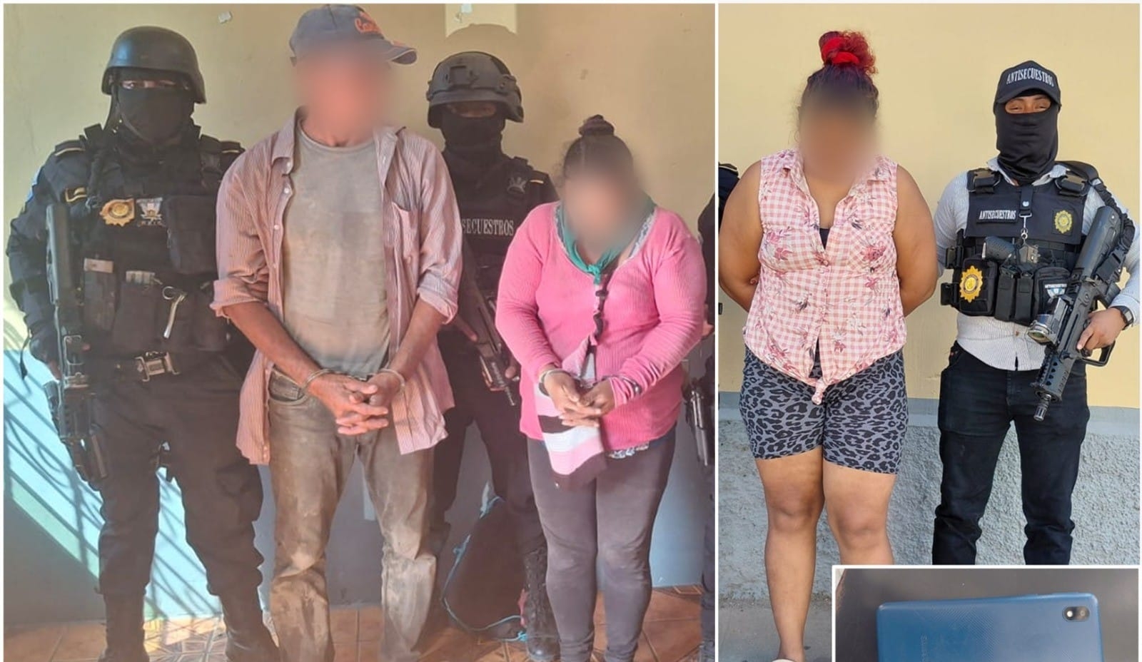 Secuestradores cobraron Q1 millón y ejecutaron a la víctima: capturan a cinco presuntos implicados