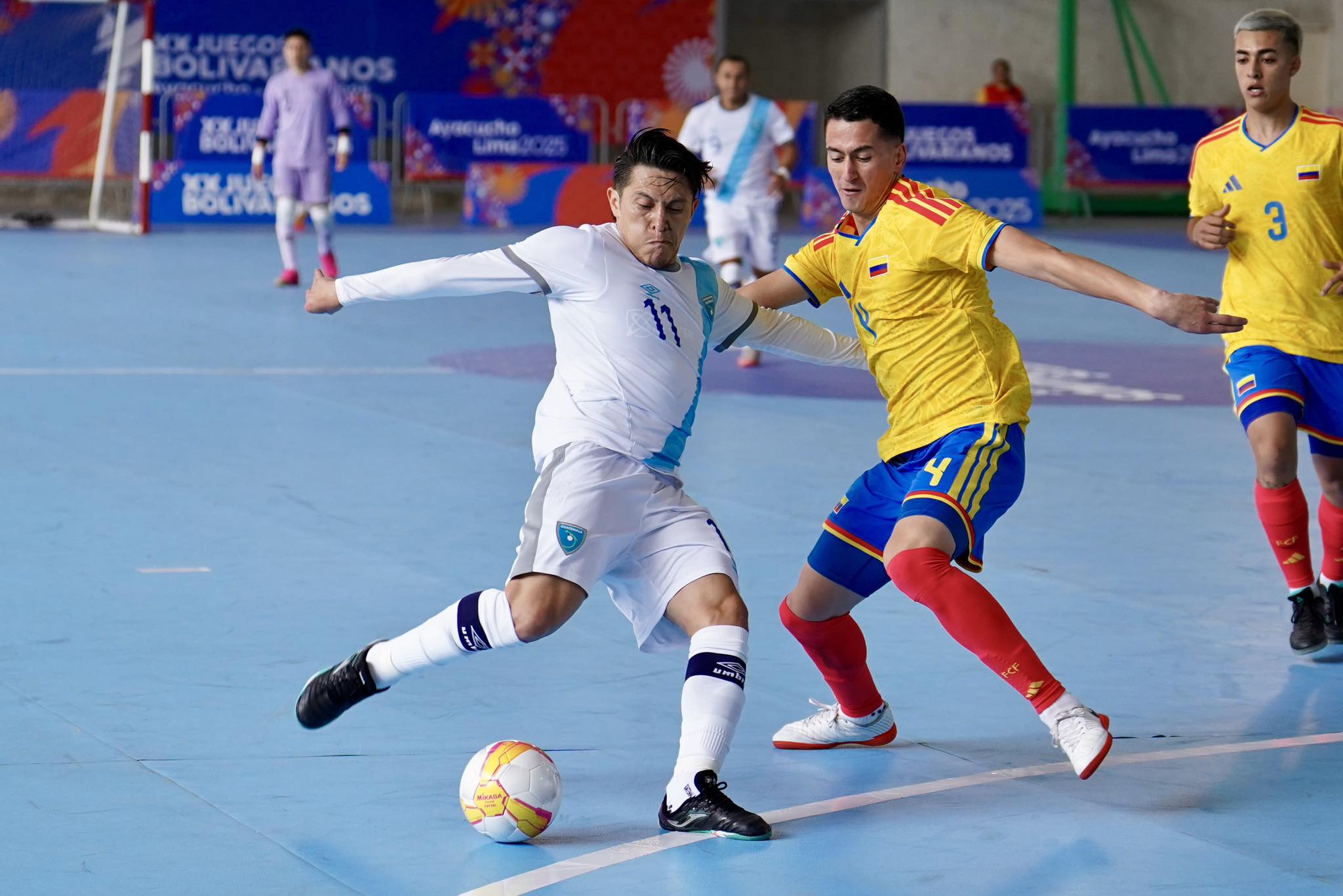 Guatemala rescata un empate ante Colombia en el debut del Futsal de los Juegos Bolivarianos