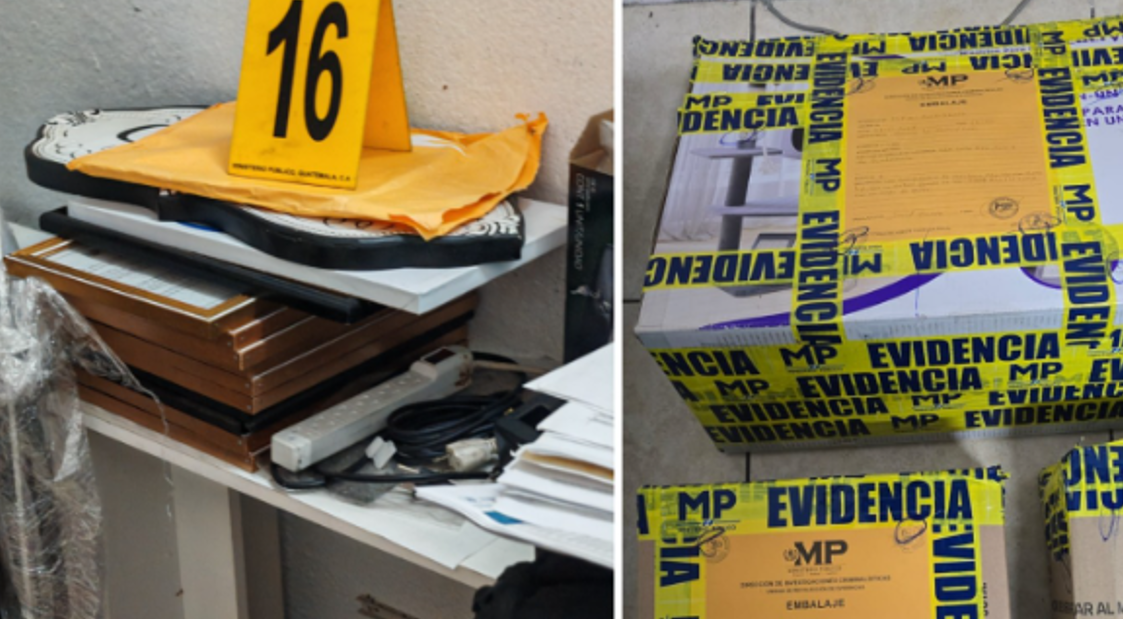 Nombres de supuestas empresas y equipos de cómputo: MP informa de indicios en cateo en inmueble de la zona 2