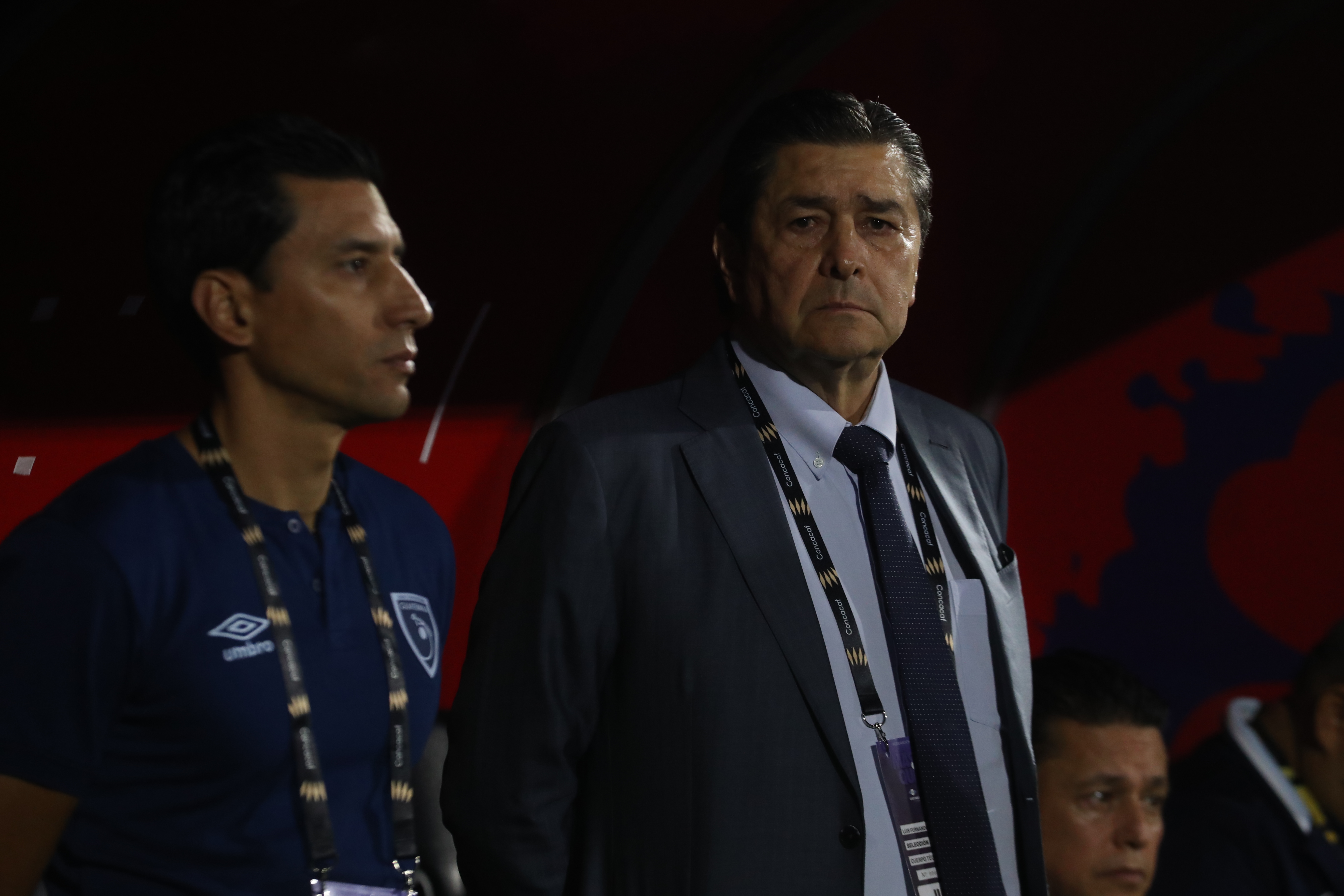 Luis Fernando Tena, director técnico de la Selección Nacional de Guatemala. (Foto Prensa Libre: AFP).

Foto: Erick Avila.                19/11/2025