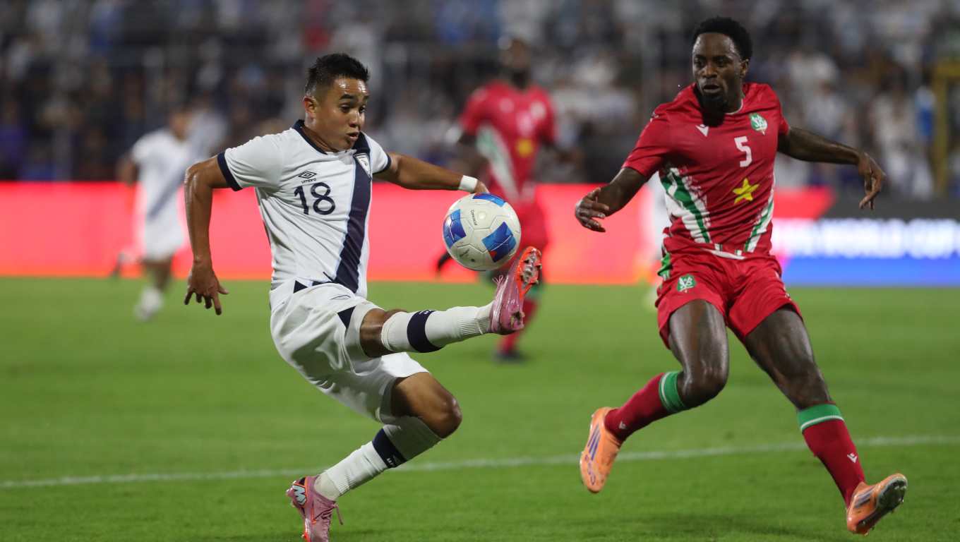 Guatemala se enfrentará a Surinam a doble turno.(Foto Prensa Libre: Erick Ávila).