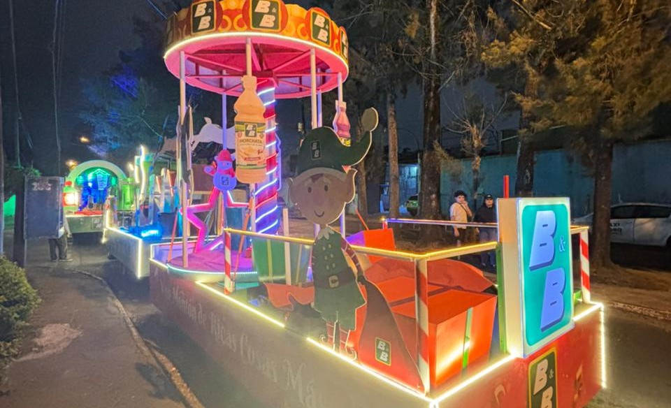 ¿Por dónde pasará el desfile navideño de B&B?