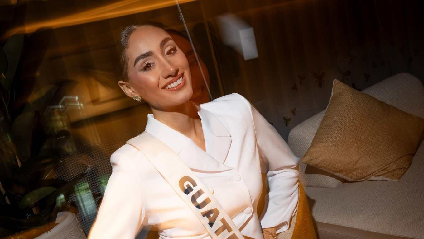 Raschel Paz, de Guatemala, durante el evento de Miss Universo 2025. (Foto Prensa Libre: Cortesía Miss Universo)